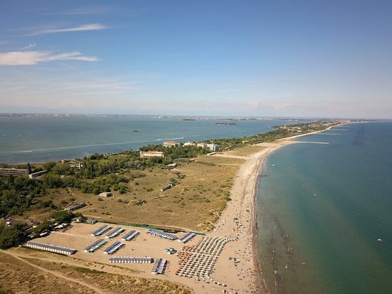 Vue aérienne du Lido